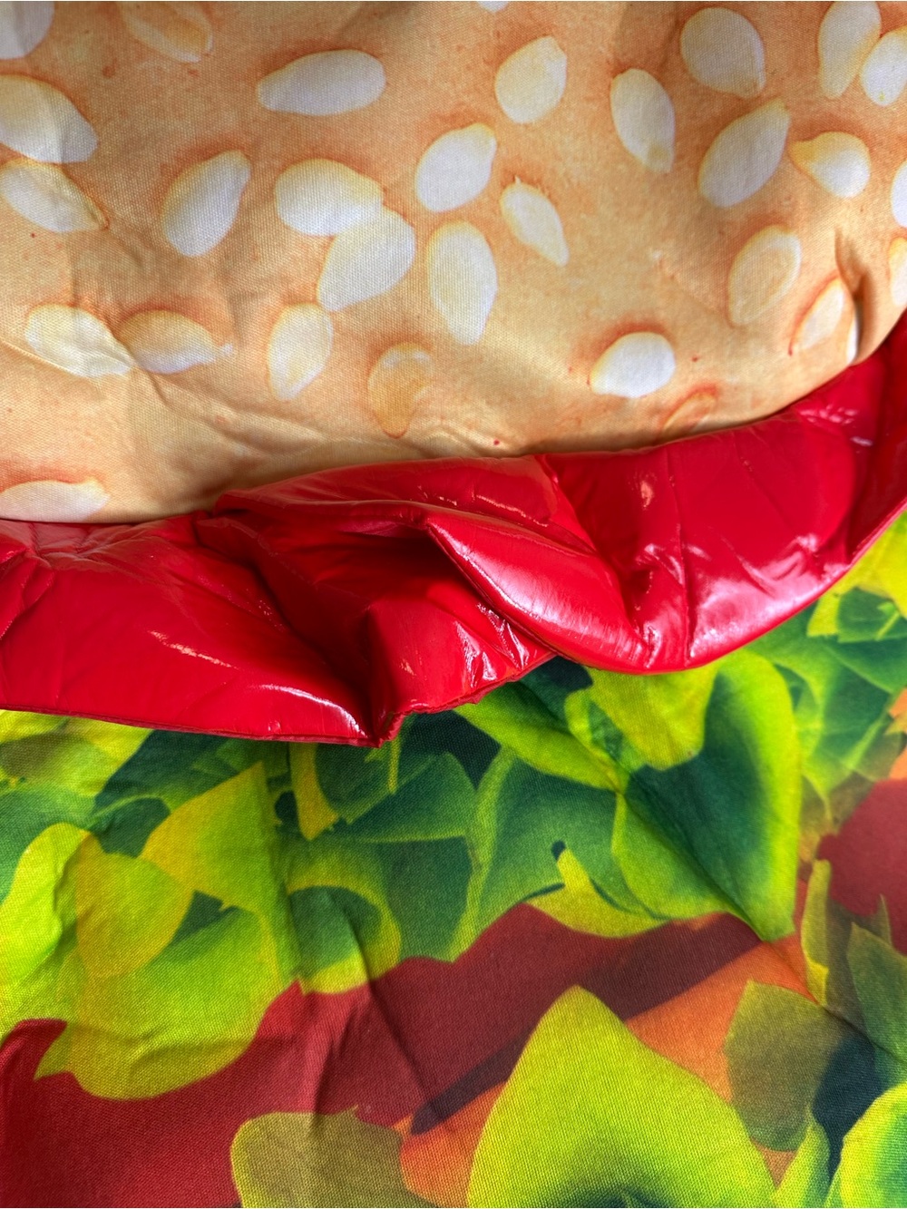 SPIRIT Cheeseburger Adult Costume. One Size - Picture 4 of 16